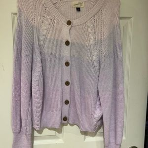 Purple cardigan size M